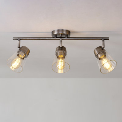 Bismark 24'' 3 -Light Fixed Track Track Kit with Dimmable and Adjustable Head