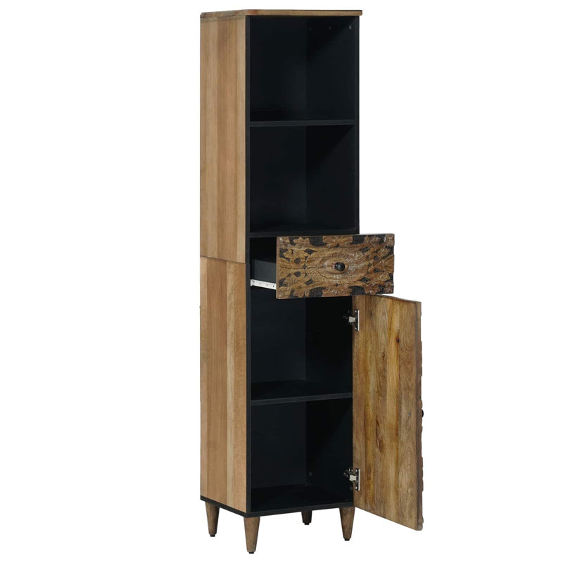 Solid Wood Bathroom Cabinet