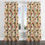 Rideaux occultant Patchwork - Rideau à œillets Red Harvest - 1 panneau-2139073894-2139073888