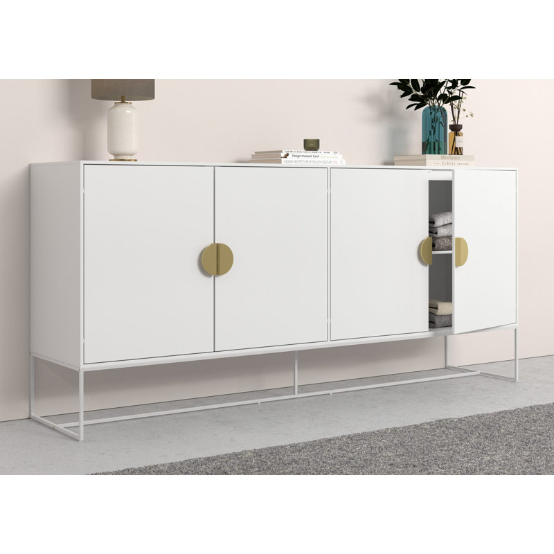 Ahmaria 180cm Sideboard, White
