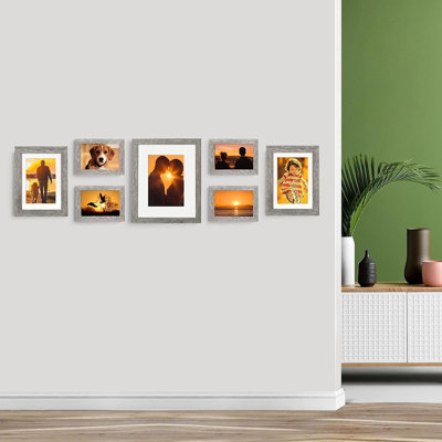 4x6 Grey Picture Frame Set Of 4