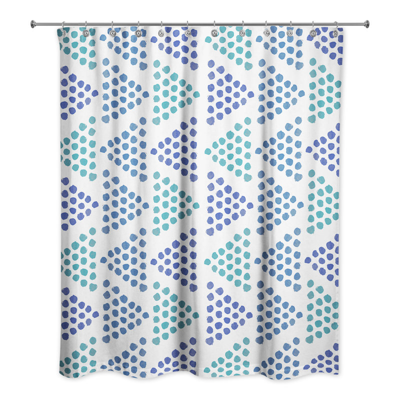 Rideau de douche Roschelle, Bleu