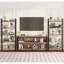 Bibliothèque en bois rustique Cubby