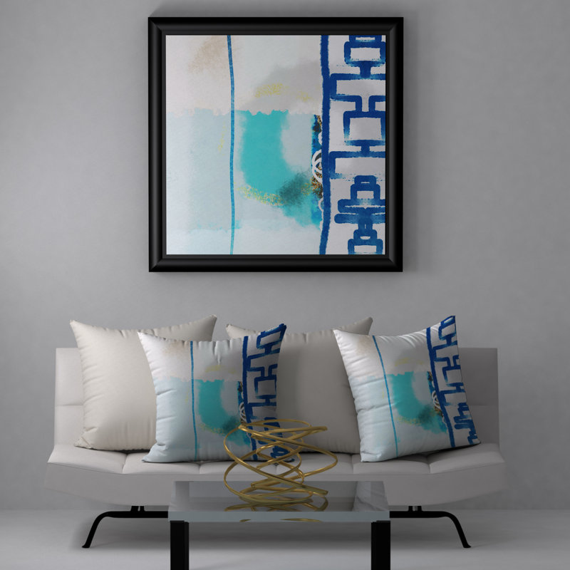 Reversible Throw Pillow, 18" x 18"