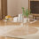 Jesamine 39'' Acrylic Cloud Shape Coffee Table, With 3 Bubble Legs, For Home Decor