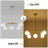 Modern 8-Light Sputnik Gold Chandelier With Milky White Glass Globe Shades-2112770711-2112770714