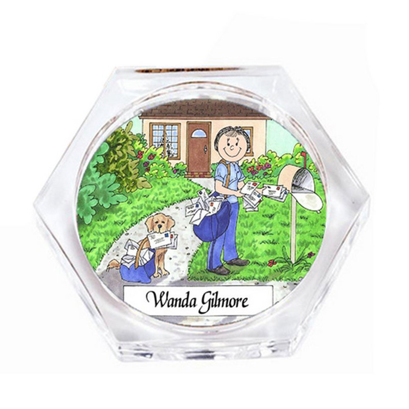 Coffret cadeau personnalisé sous-verre féminin (4 sous-verres), Oui