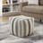 Ottoman, Modern Square Jacquard Fabric Bean Bag Chair Pouf with Non-Slip Bottom, 16”x16”x16” | Multicolor | Textile-1246465079