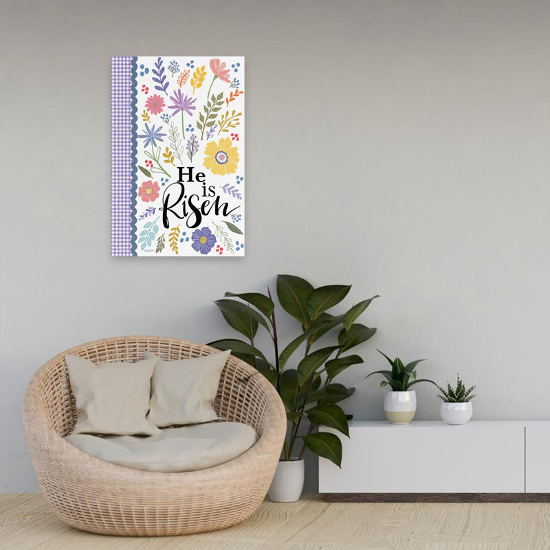 He Is Risen - Contemporary He Is Risen, H 24 po x l 16 po