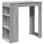 Grande table de bar rectangulaire en bois d'ingénierie vidaXL-664786839