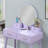 Liannon Contemporary Wood Vanity And Stool Set-524817255