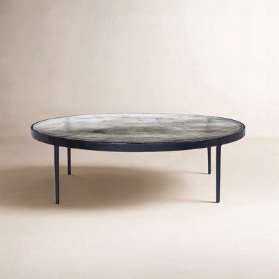 40" Glass Coffee Table