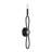 1-Light Wall Sconce in Matte Black-563533130