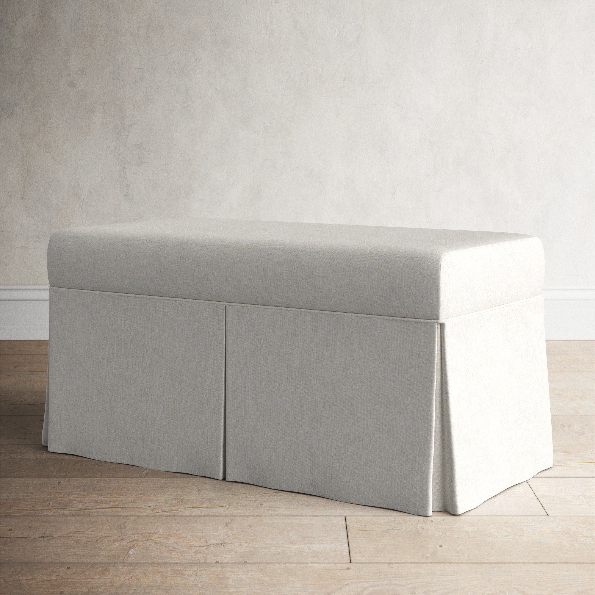 Wyatt Storage Bench, White