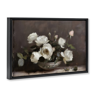 Nature morte traditionnelle rose