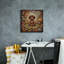  «Dachshund Yoga Lotus Pose» par Rich Monet, art mural sur toile, 18 po x 18 po-1117742574