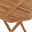 Yerchanig Square Teak Folding Outdoor Bistro Table , 60cm cm W 60cm cm D