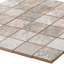 Carreau de mosaïque pour mur et plancher en porcelaine mat 2 "x 2" Wells Stone Slate-87895162
