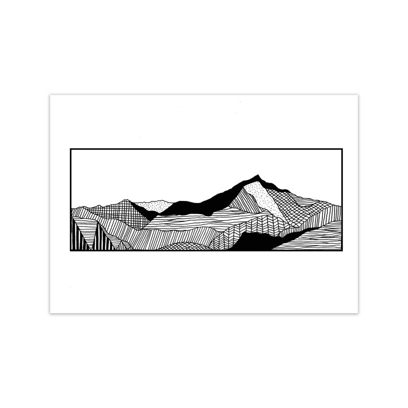 Snowdon by Carissa Tanton - Print, Unframed, 30cm H x 42cm W x 1cm D