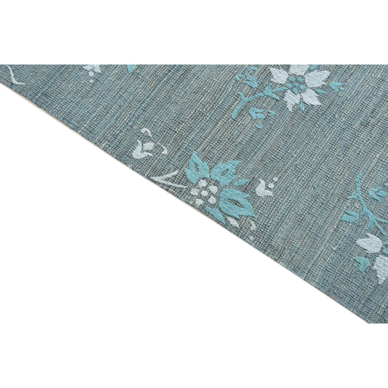 Tapis bleu 5 x 8 Pinkerton