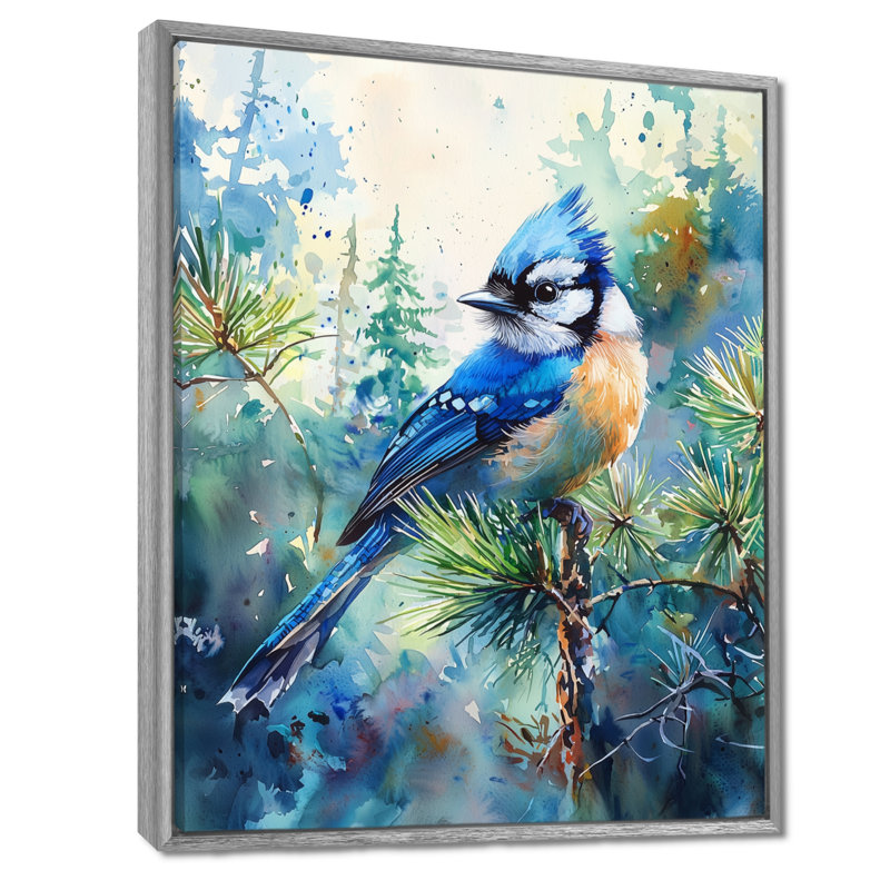 Alverez - Animals Wall Decor, 20" H x 12" W, Framed Print without Mat, Silver