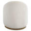 Repose-pieds pivotant en peau de mouton Kywan Swirl