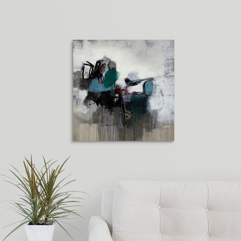 « time trial », peinture sur toile, Toile tendue, H 20 po x l 20 po x P 1,25 po