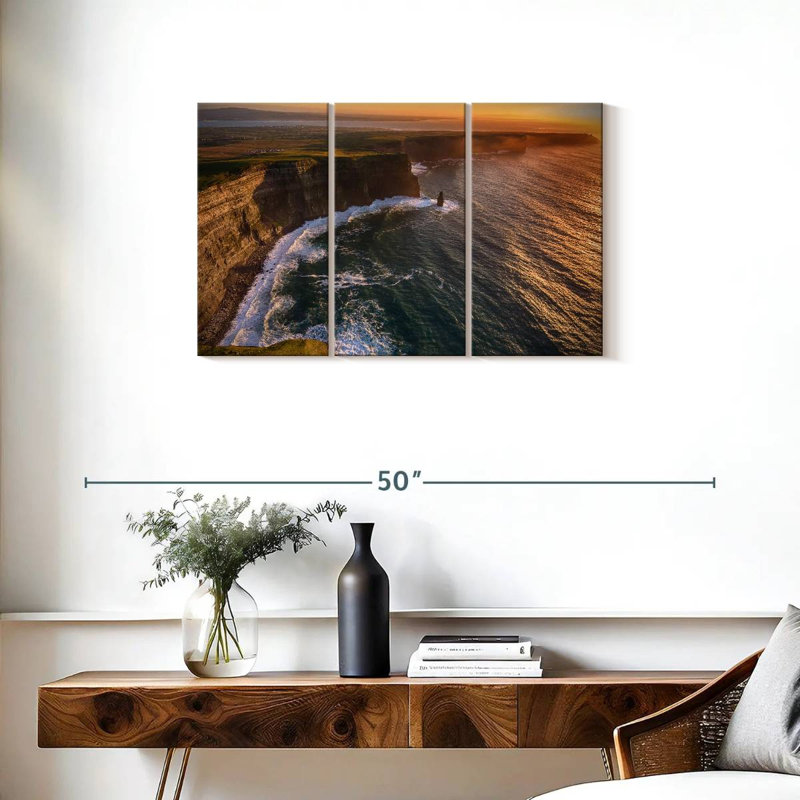 Nicci Moher Cliffs, 20" H x 33" W