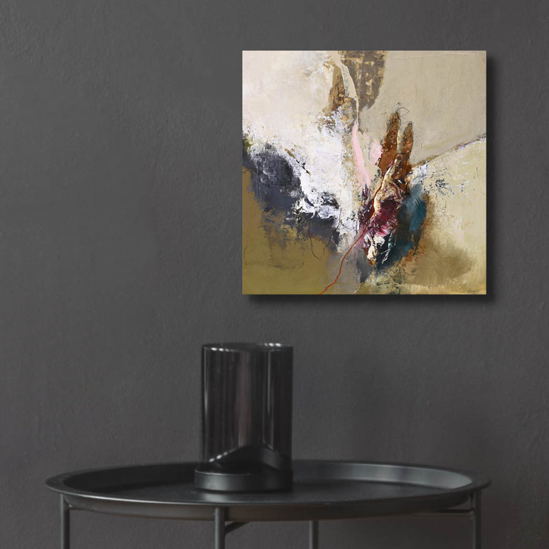 Art mural en verre épique «Earthy Mood» par Design Fabrikken, 12 po x 12 po