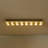 16-Light Modern Dimmable LED Flush Mount Wooden Ceiling Light
