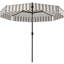 Parasol de marché extérieur, parapluie de patio, parasol de table de patio ventilé à 2 niveaux avec manivelle 8 baleines, parapluie de porche inclinable, pour l'extérieur-932918569