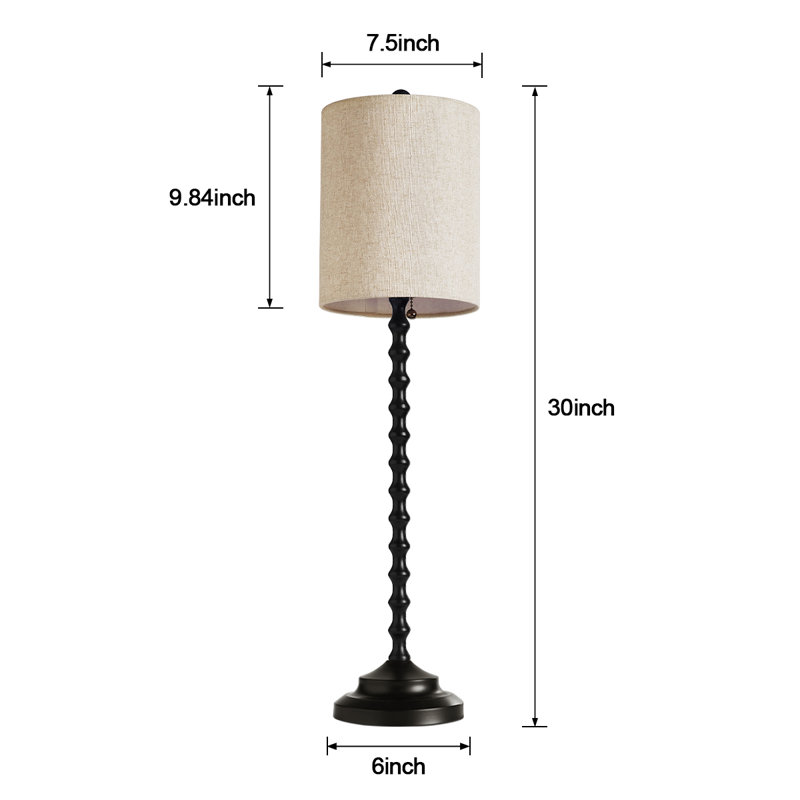 Pavanjit Buffet Lamps Table Lamps Unique Artistic Design Shade for Console Table at Landing Erea, Entryway, Buffet or Sideboard Table at Dinning Room