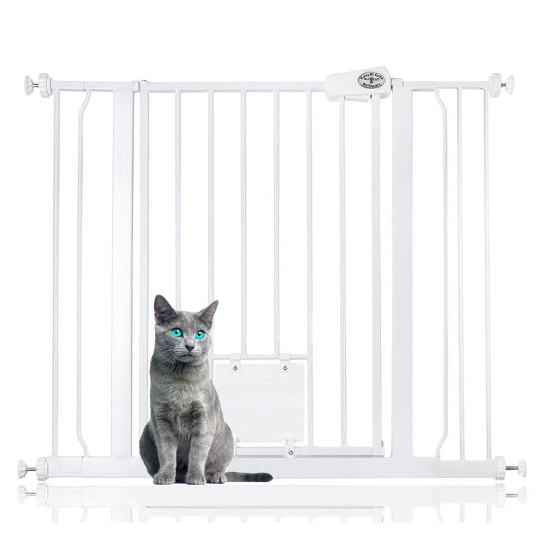 Metal Pressure Mounted Pet Gate, 94.3cm - 102.3cm