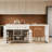 85.5" Kitchen Island with Extendable Dining Table-1271669616