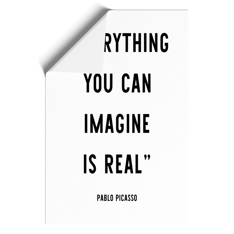 Everything You Can Imagine - Frameless Print, 42cm H x 30cm W x 0.1cm D