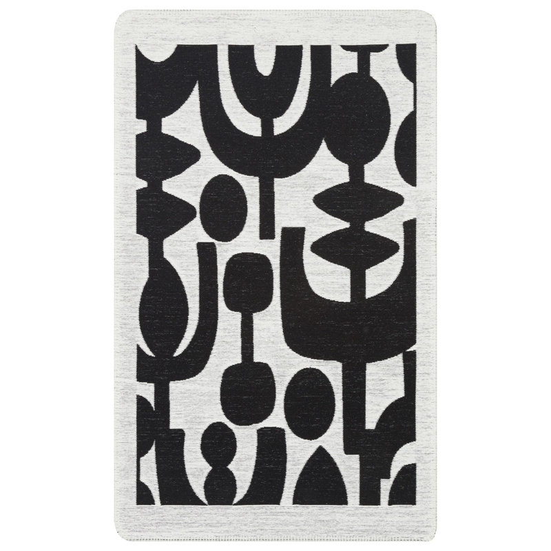 Selina Flatweave Area Rug, Rectangle 75 x 120cm