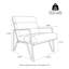 Cacey Faux Leather Armchair-936745985