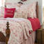 Ensemble de courtepointe réversible rouge / blanc en coton standard Iria-30022586