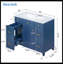 Meuble-lavabo simple 18 po avec plateau Mukadder-1831967424