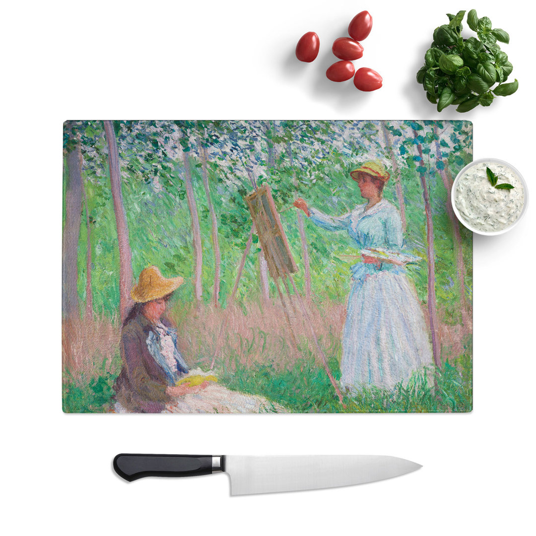 In the Woods at Giverny by Claude Monet Chopping Board