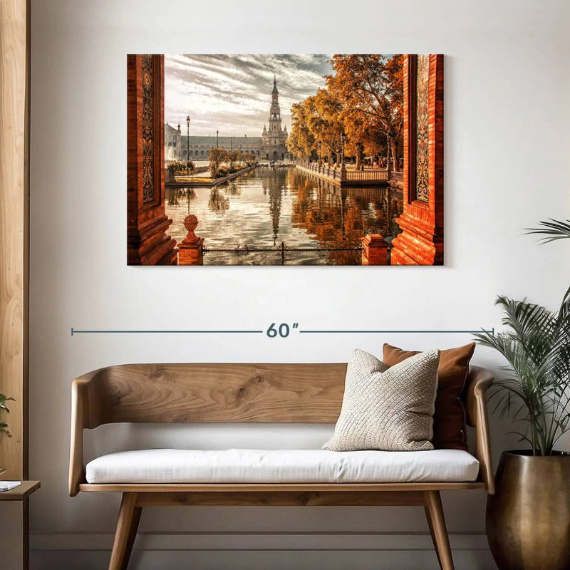 Nicci Historic Plaza De Espana, 30" H x 45" W
