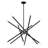 12 Light Brushed Nickel Large Chandelier-1954921591