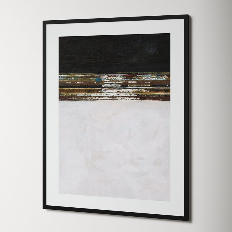 A Sense Of Space III by Jodi Fuchs, 42.12" H x 33.12" W x 0.88" D, Black Framed Paper
