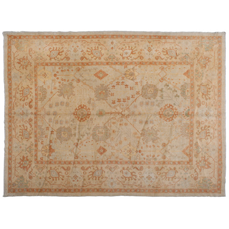 One-of-a-Kind Rectangle 9'3" X 12'3" Hand Knotted Area Rug