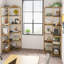 180cm H x 60cm W Metal Corner Bookcase-15644023