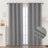 100% Blackout Thermal Insulated Polyester Curtain Pair-633352616-633352628