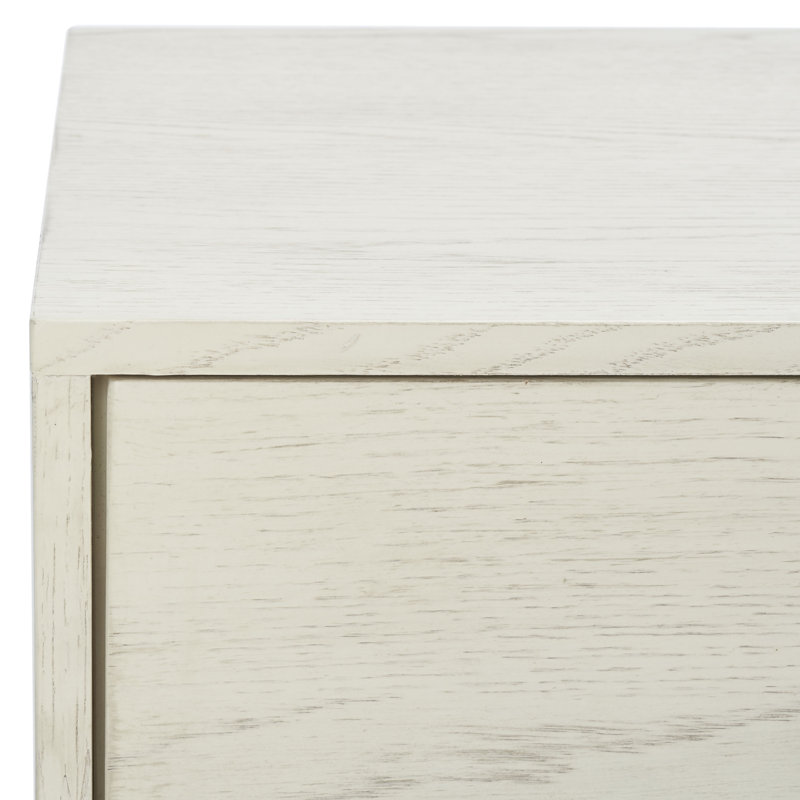 Commode 3 tiroirs Vuxx, Blanc délavé