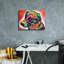 Red Barrel Studio® «Dont parler» par Dean Russo Studios, art mural sur toile-1110984027