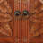 Thai style carved shoe storage cabinet