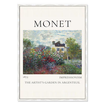 Old Masters Collection "Artists Garden in Argenteuil" Print